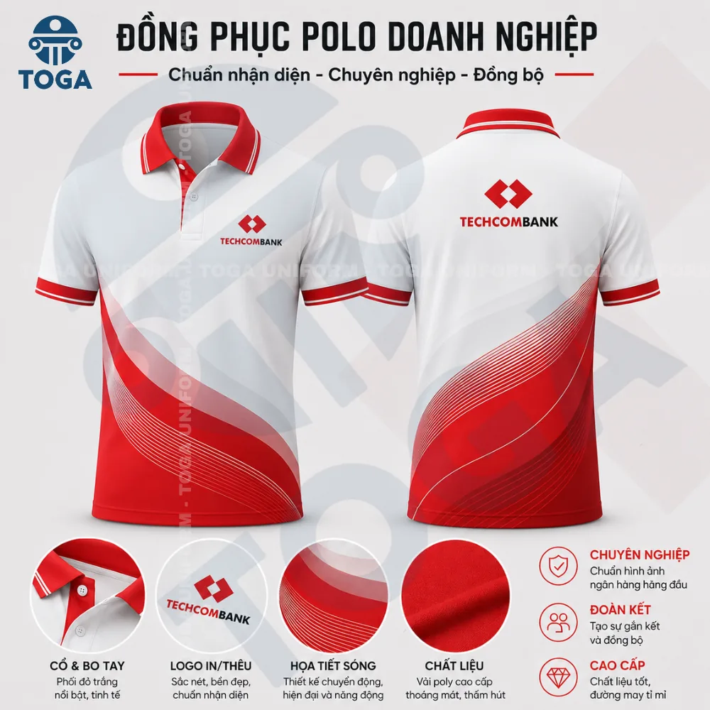 Áo polo đồng phục công ty TOGA Uniform mẫu 4