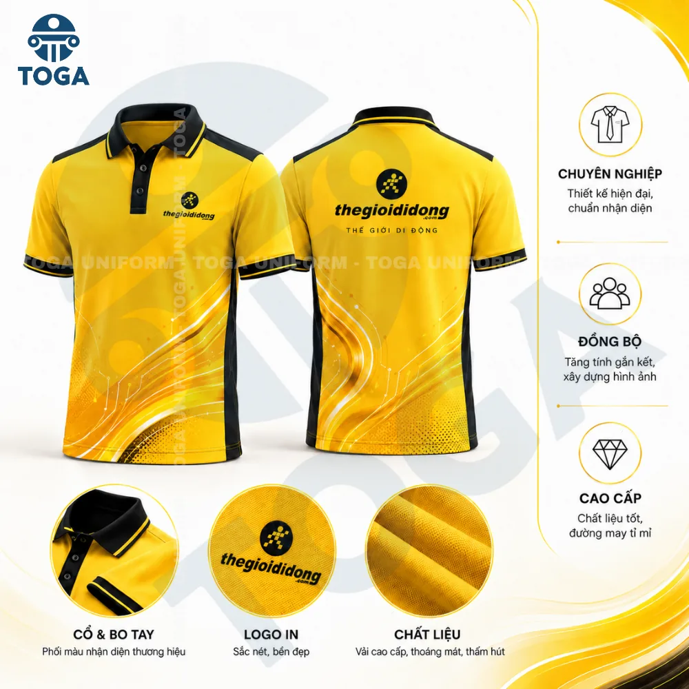 Áo polo đồng phục công ty TOGA Uniform mẫu 6