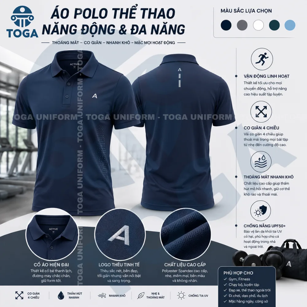 Áo team building đồng phục TOGA Uniform mẫu 3