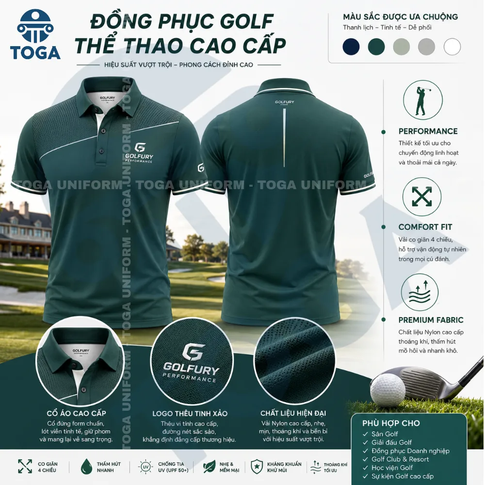 In ấn thêu áo đồng phục TOGA