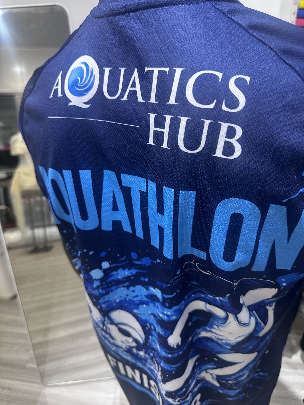 Mặt sau áo đấu CLB Aquatics Hub Aquathlon TOGA